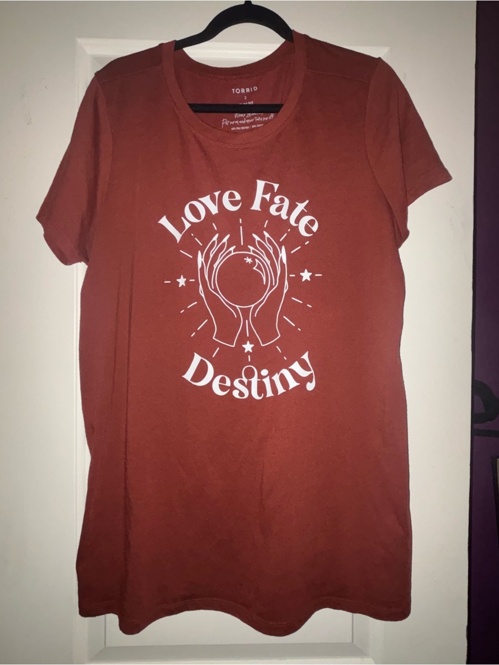 Love fate destiny torrid fortune teller shirt 2x